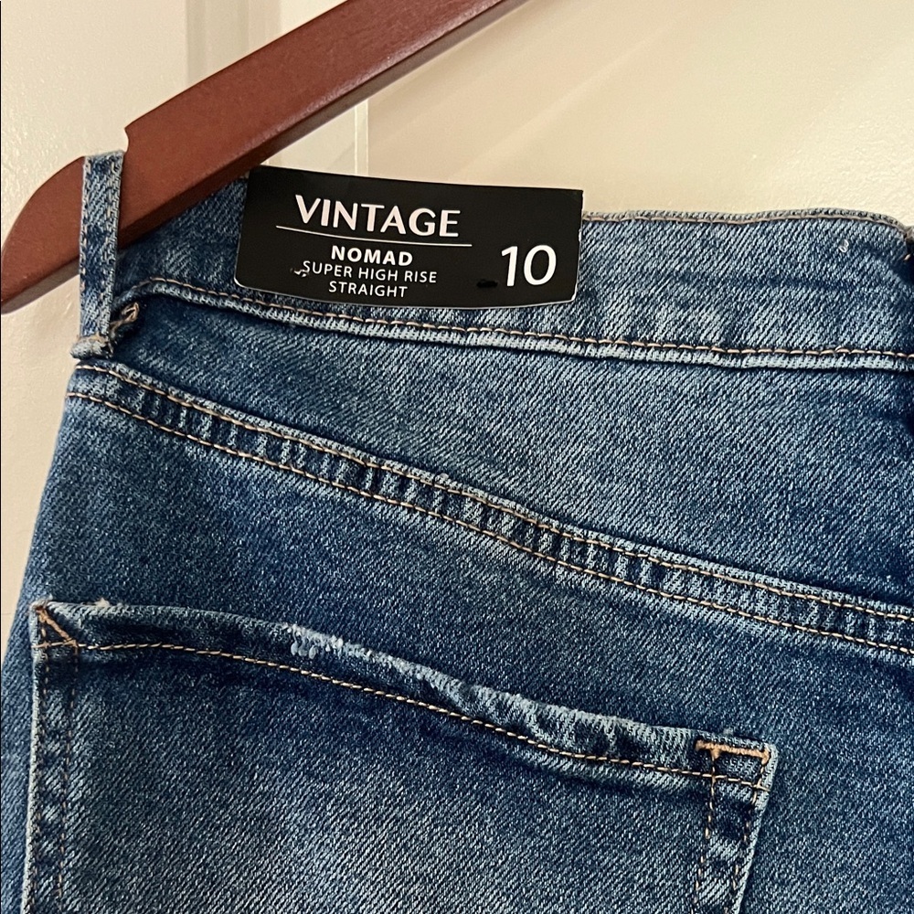 Nicole Miller Blue Distressed Ankle Jeans - Picture 4 of 8